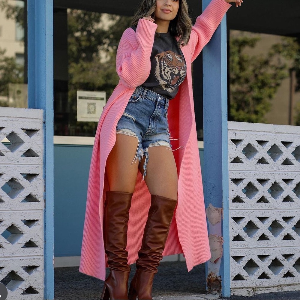 Pink Cardigan